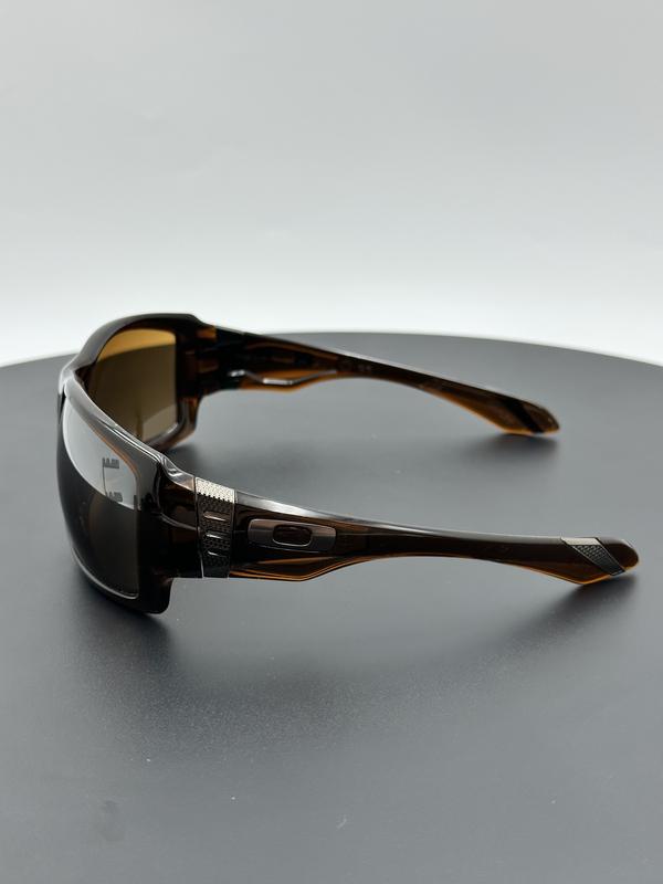 Oakley Big Taco Sunglasses Polished Rootbeer Tungsten Iridium Lens